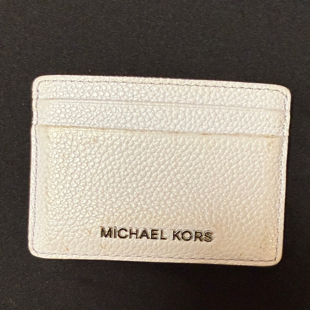 USED Michael Kors Light Lavender Card Holder